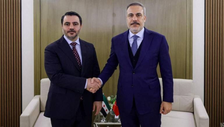 فيدان يبحث مع الشيباني التطورات الإقليمية