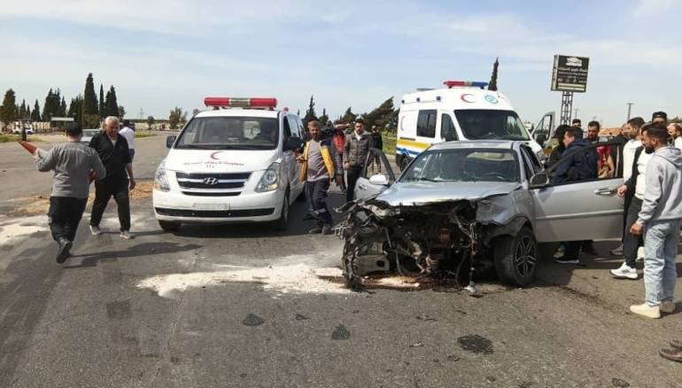 الدفاع المدني: وفاة طفل وإصابة 13 بحوادث سير في سوريا