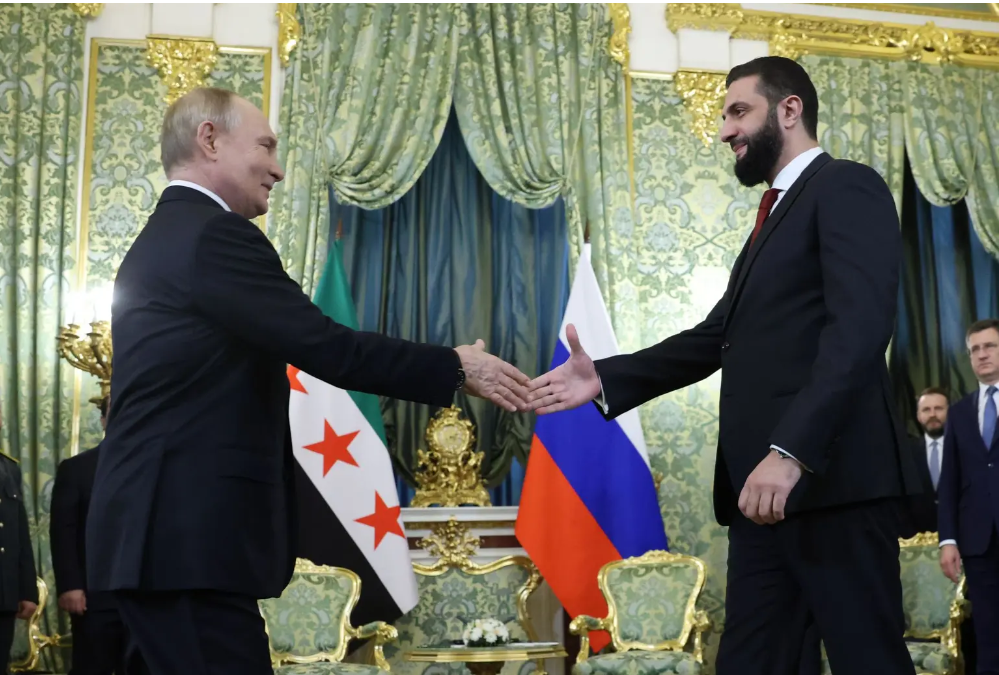 سوريا – الكرملين: بوتين يلتقي الشرع في موسكو الاربعاء