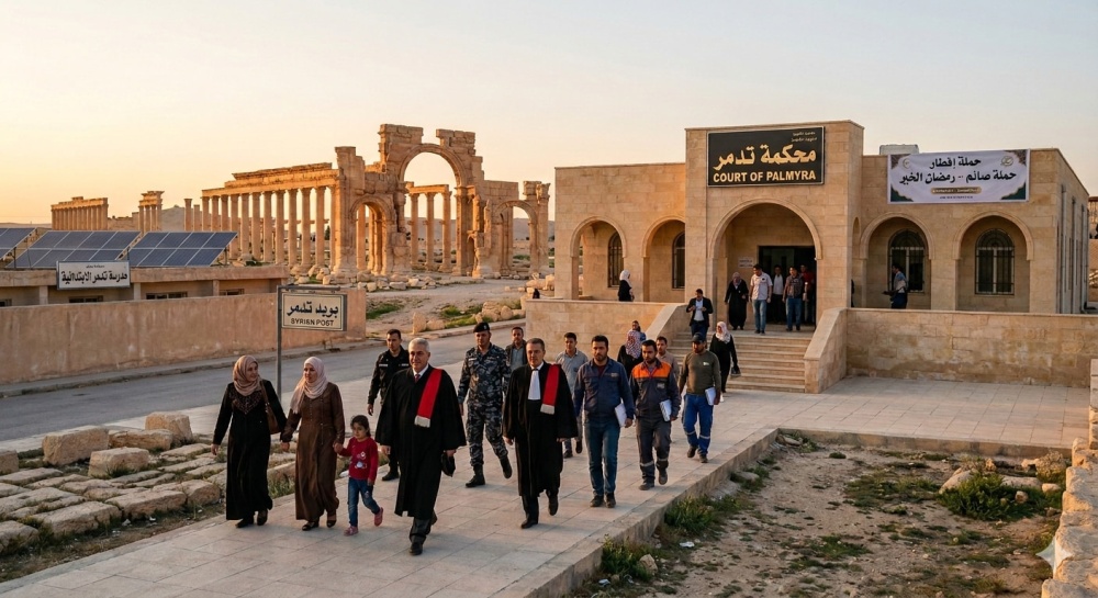 تدمر تستعيد نبضها: مبادرة كرفان تضيء المدينة الأثرية وتدعم التعليم والتمكين النسائي