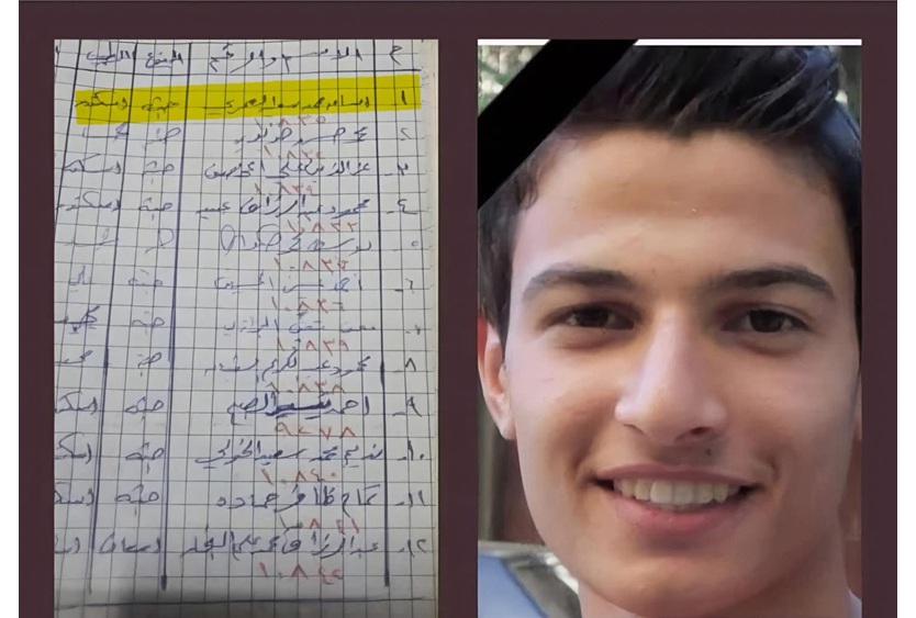 عائلة العمري تعثر على اسم ابنها في سجلات الموت بـ صيدنايا