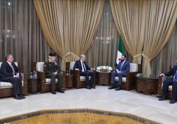 الأردن وسوريا يبحثان التعاون الأمني ويدينان اعتداءات إيران