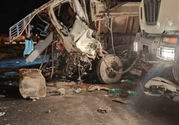 وفاة 7 تونسيين وليبي في حادث سير مروع شرق ليبيا