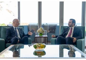 الشيباني يبحث مع وزير الداخلية اللبناني التعاون الأمني والسياسي