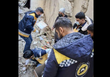 العثور على رفات شخصين في حي بابا عمرو بمدينة حمص