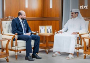 وزير الطاقة يبحث في الدوحة دعم قطاع النفط والغاز ومشاريع إعادة الإعمار