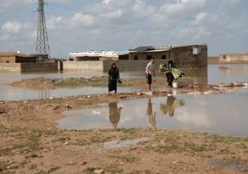 الفيضانات تغمر نحو 400 منزل في الحسكة