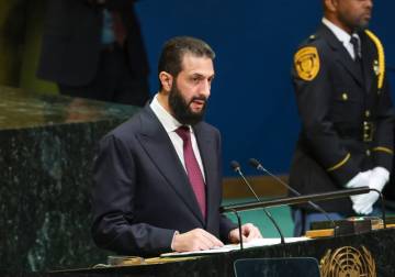 الشرع من الأمم المتحدة: 100 دولة فتحت قنوات تواصل مع سوريا و3.5 ملايين لاجئ ونازح عادوا إلى البلاد