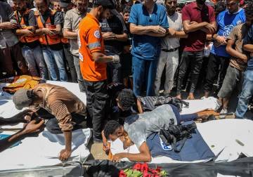صحة غزة: 20 شهيدا بينهم طواقم صحفية وطبية بقصف إسرائيل مستشفى ناصر