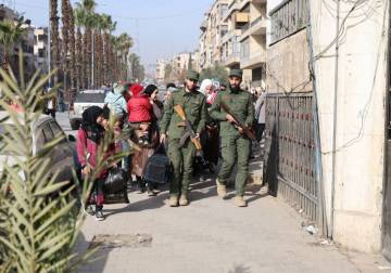 الأمن الداخلي يفتح معابر آمنة لحماية المدنيين بعد قصف