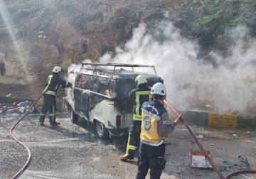 الدفاع المدني: 24 حريقاً في سوريا خلال يوم واحد ووقوع حالتي وفاة وإصابة باختناق