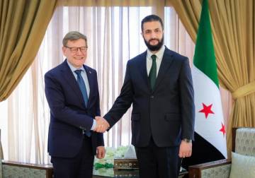 الرئيس الشرع يستقبل وزير الخارجية الألماني في دمشق