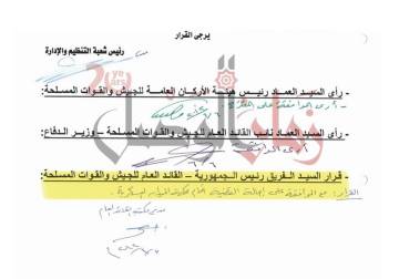 وثائق  تحويل عشرات المنشقين من مكتب الأسد إلى محكمة الميدان العسكرية 