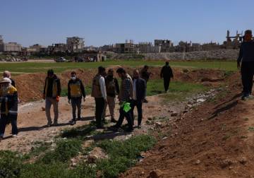 العثور على رفات بشرية في حي التضامن بدمشق