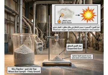 الانفجار الغباري: عندما يتحول طحين القمح إلى قنابل موقوتة