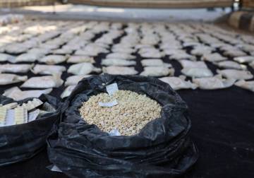 ضبط كميات كبيرة من المخدرات في عملية أمنية بالبادية السورية