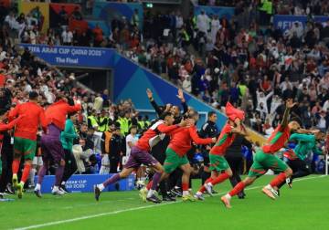 المغرب يتوج بكأس العرب بعد فوزه على الأردن