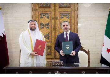 سوريا وقطر توقعان مذكرة تفاهم للتعاون في الدراسات والتدريب الدبلوماسي