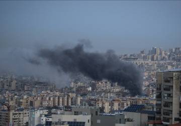 غارات إسرائيلية عنيفة على الضاحية الجنوبية لبيروت