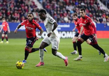 أوساسونا يحقق انتصارا مفاجئا على ريال مدريد المتصدر