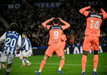 ريال سوسيداد يهزم برشلونة في الدوري الإسباني