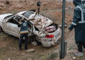الدفاع المدني: وفاة شخص وإصابة 6 بحوادث سير خلال 24 ساعة