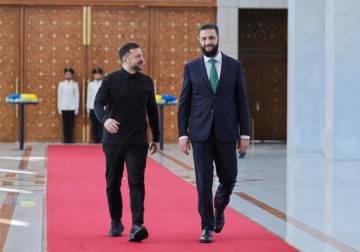 الشرع وزيلينسكي يبحثان في دمشق تعزيز العلاقات والتعاون الاقتصادي