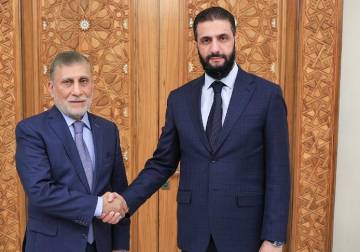 الشرع يستقبل مبعوث رئيس الوزراء العراقي في دمشق