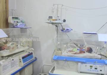 أحدهم تُوفي جينيا.. ولادة نادرة لستة توائم في ريف إدلب