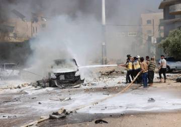 إدلب.. 5 قتلى و8 مصابين بانفجار سيارة محملة بالذخيرة في بنش