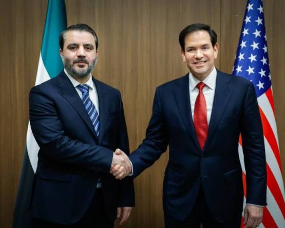 الشيباني وروبيو يبحثان تعزيز العلاقات بين سوريا والولايات المتحدة