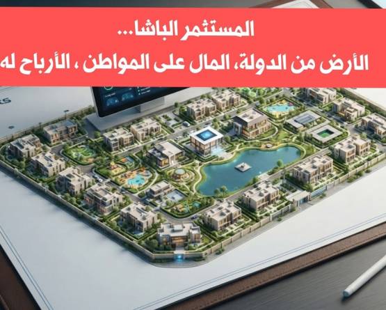 المستثمر الباشا... الأرض من الدولة والمال على المواطن والأرباح له