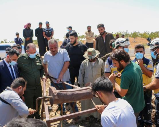 العثور على رفات 15 شخصاً في بئر بريف حماة