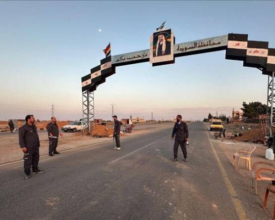 الداخلية السورية تنتشر على مدخل السويداء تنفيذًا لاتفاق مع وجهاء المحافظة