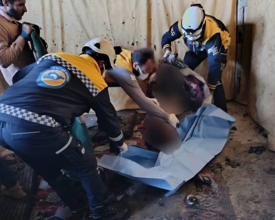 انفجار مدفأة حطب في عدرا البلد يودي بحياة طفل ويصيب امرأة وطفلة