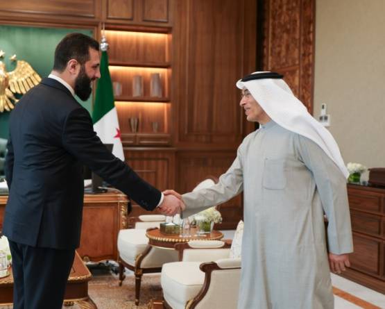 الرئيس الشرع يبحث مع وفد اقتصادي إماراتي فرص الاستثمار في سوريا