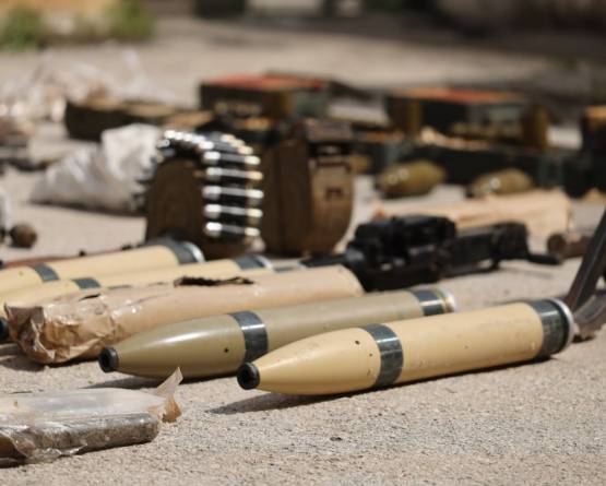 الأمن السوري يفكك خلية إرهابية في حمص ويصادر ترسانة أسلحة