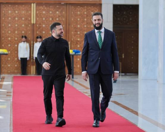 الشرع وزيلينسكي يبحثان في دمشق تعزيز العلاقات والتعاون الاقتصادي