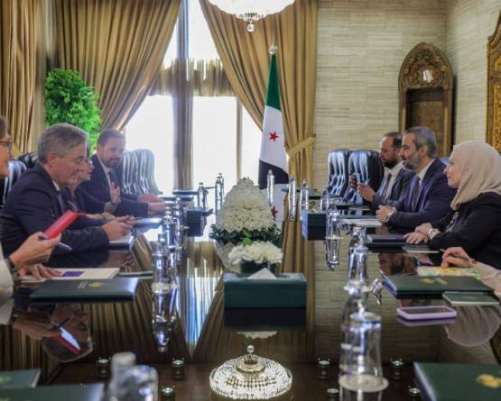 الشيباني يبحث مع وفد أوروبي تعزيز العلاقات والتعاون الاقتصادي