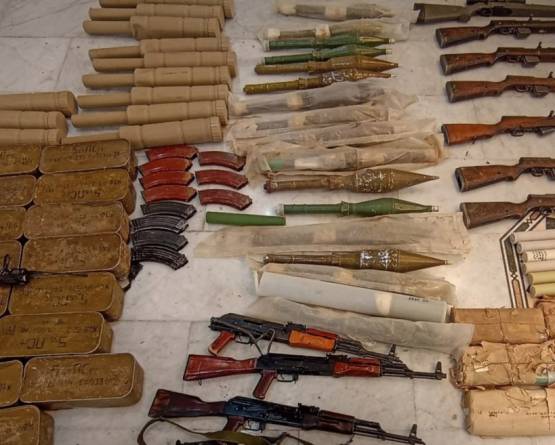 إحباط محاولة تهريب أسلحة على الحدود السورية اللبنانية 