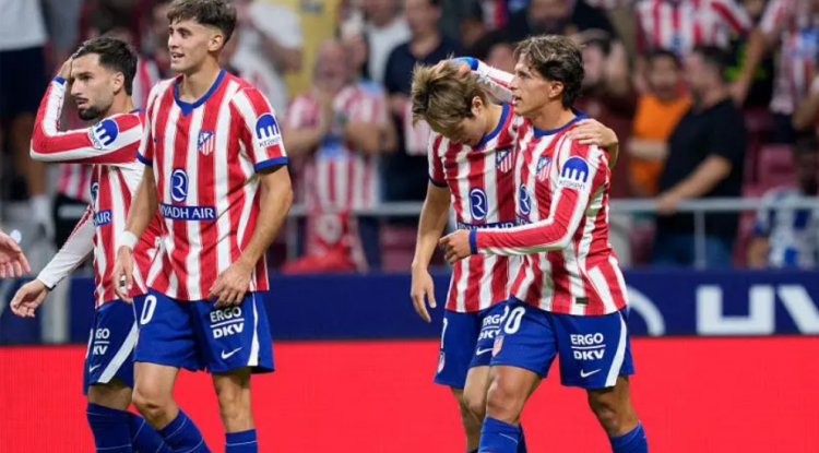 أتلتيكو مدريد يستهل مشواره في الليغا بثنائية متأخرة أمام ملقا