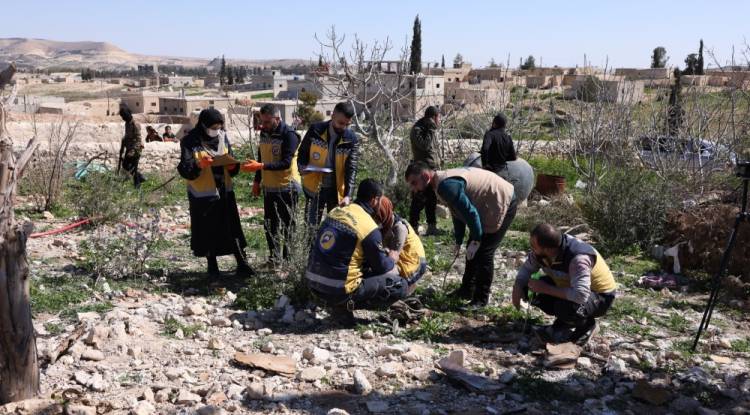 حلب: انتشال رفات خمسة أشخاص على الأقل في ريف منبج