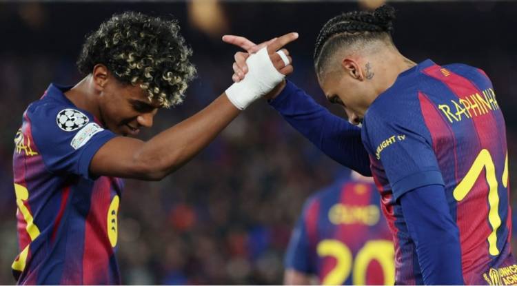 برشلونة يسحق نيوكاسل بسباعية ويحسم تأهله لربع نهائي أبطال أوروبا