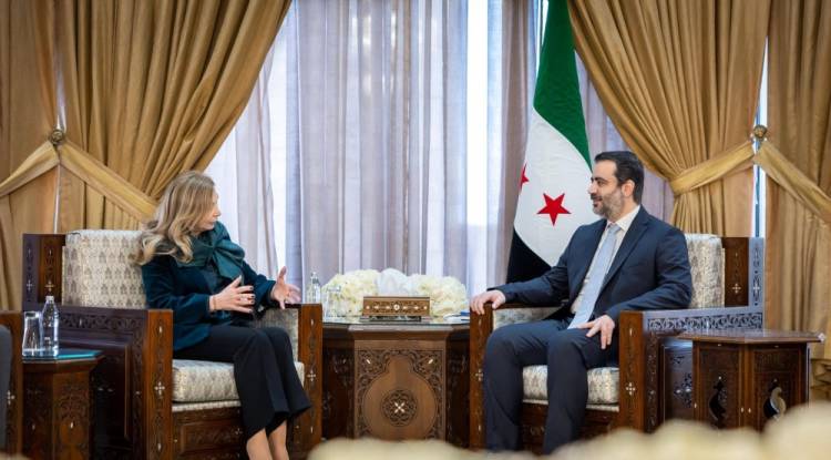 الشيباني يبحث مع وفد أوروبي تعزيز التعاون وعودة اللاجئين