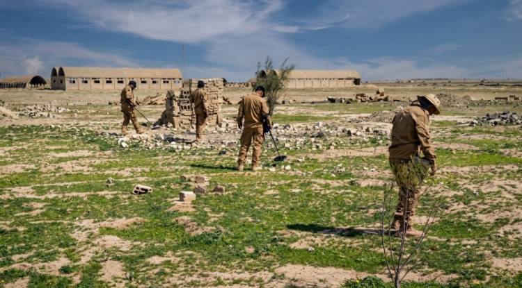 الشركة السورية للبترول تبدأ إزالة الألغام حول خط 