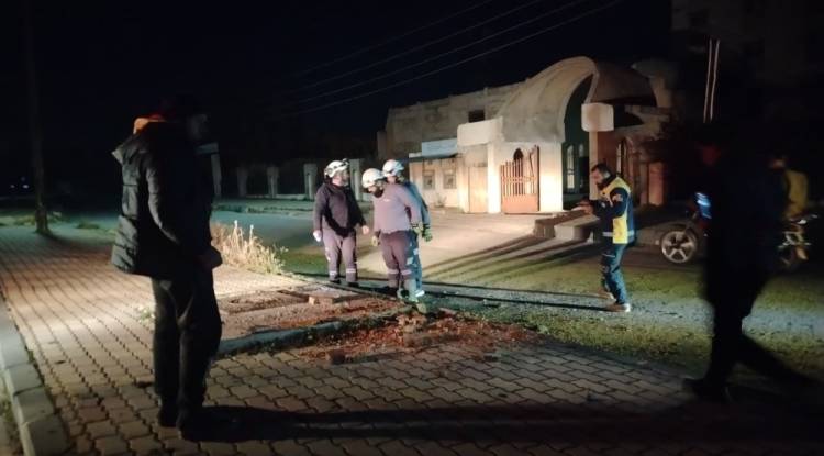 الدفاع المدني: 5 حوادث سقوط أجسام حربية في درعا والقنيطرة 