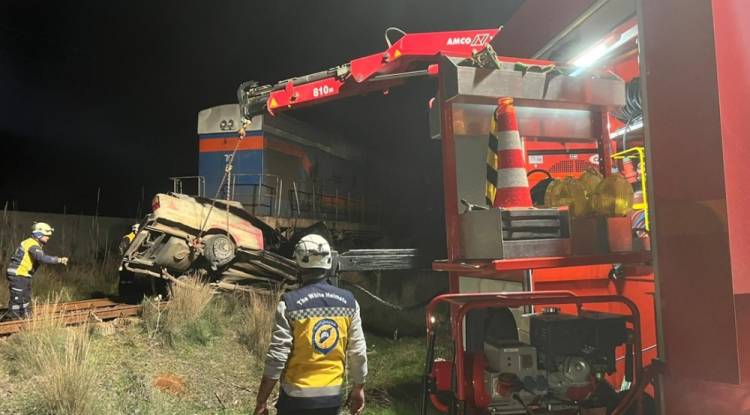 حادث قطار في ريف طرطوس: وفاة شخصين وإصابة 11 آخرين