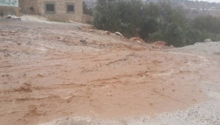 عاصفة مطرية تضرب الشّمال السوري 4