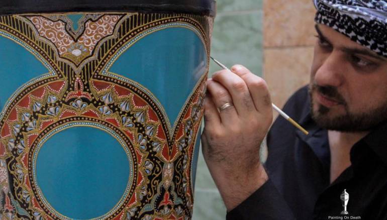 شاهد... "الرسم على الموت"