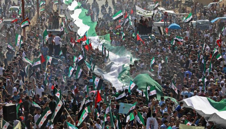 لقطات من مظاهرات إدلب وريفها 21 - 9- 2018